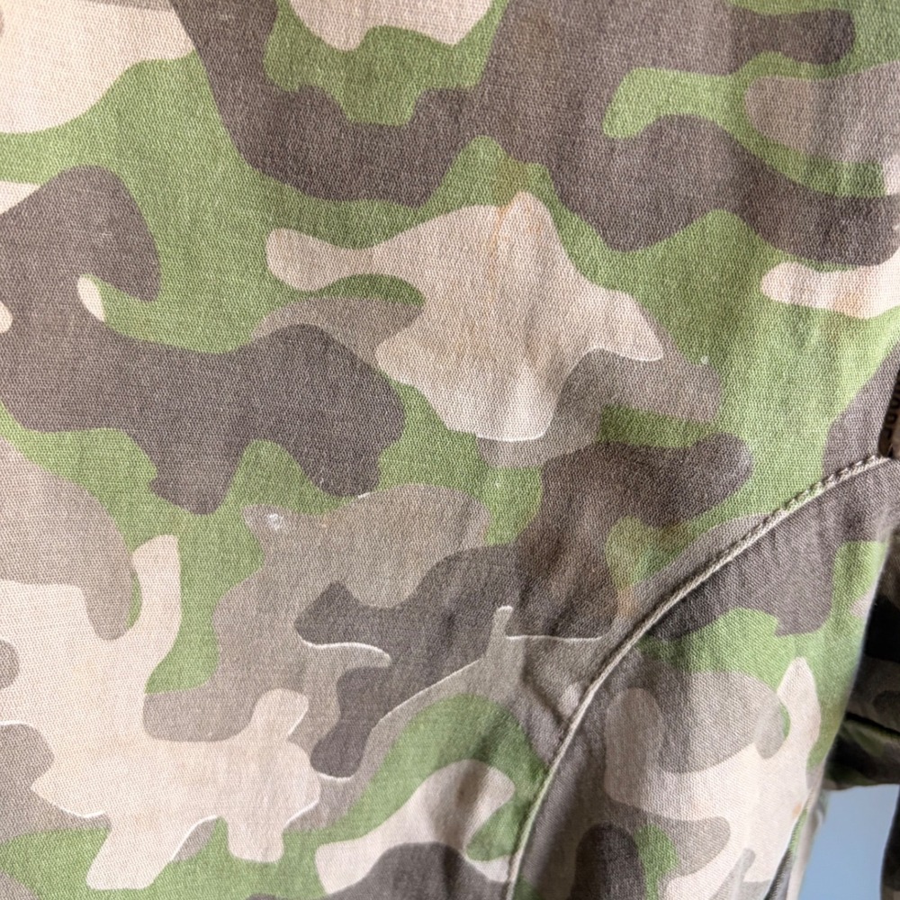 Zanerobe Mens Camouflage Jogger Pants Green Camo Drop Crotch Size 32 - Picture 5 of 8